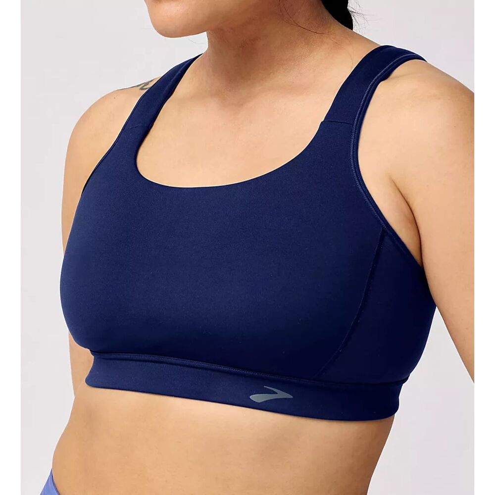 Run It All Underwire Sports Bra 32E Underwire Navy